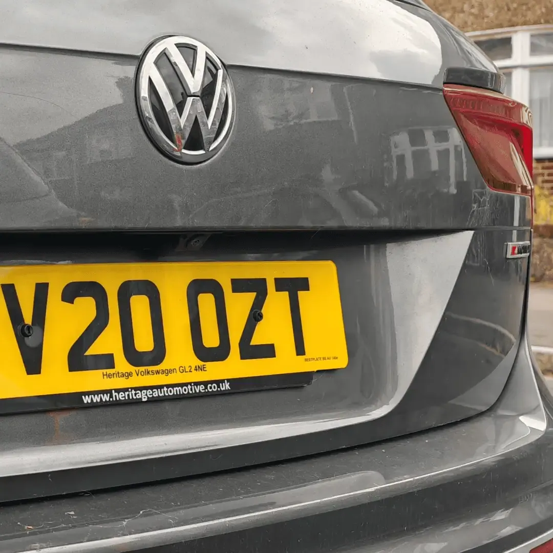 Replace your DVLA car reg number plate