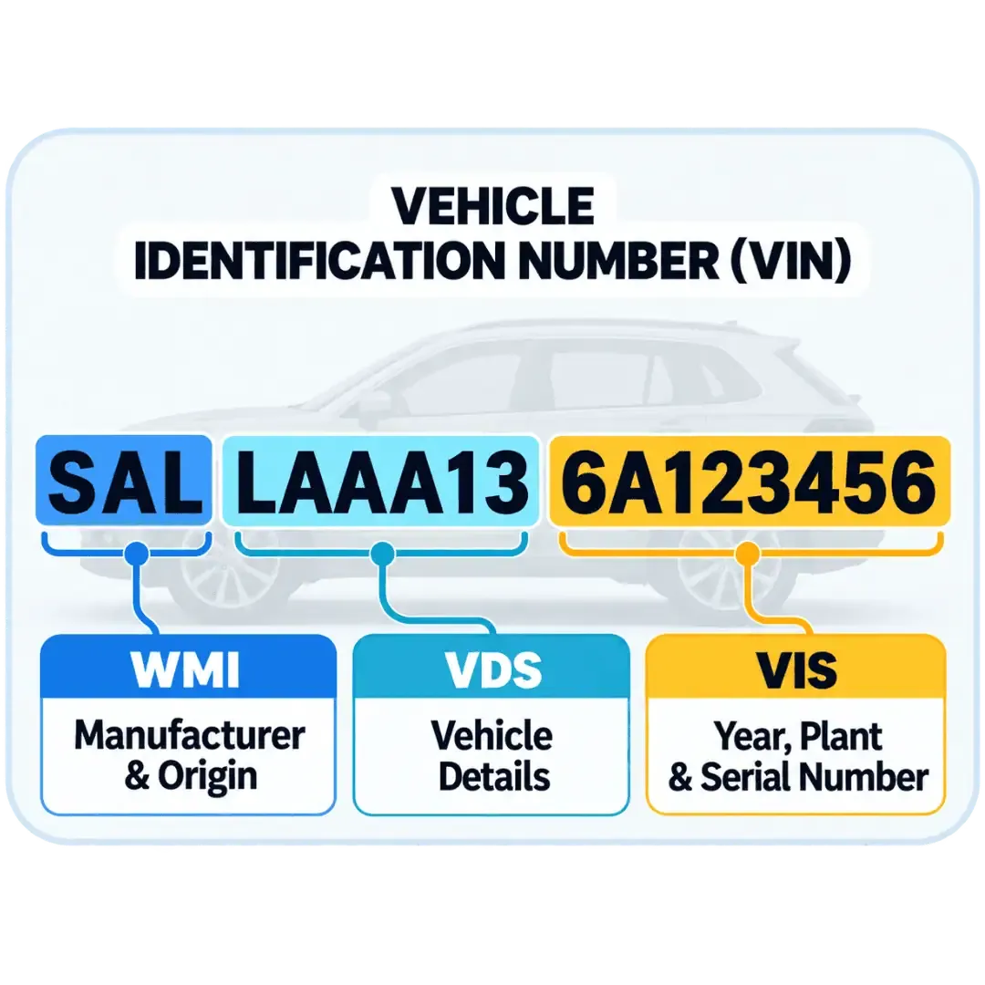 Vehicle identification number check and vehicle history verification