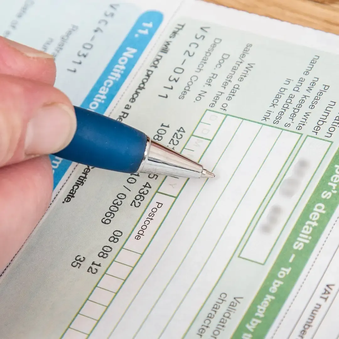 DVLA V5C check