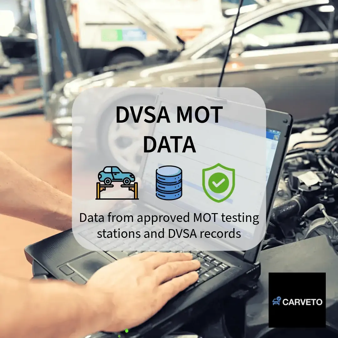 Official DVSA mot records vehicle tax status and roadworthiness data
